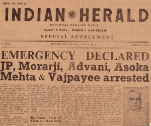 Indian Herald Emergency Headline